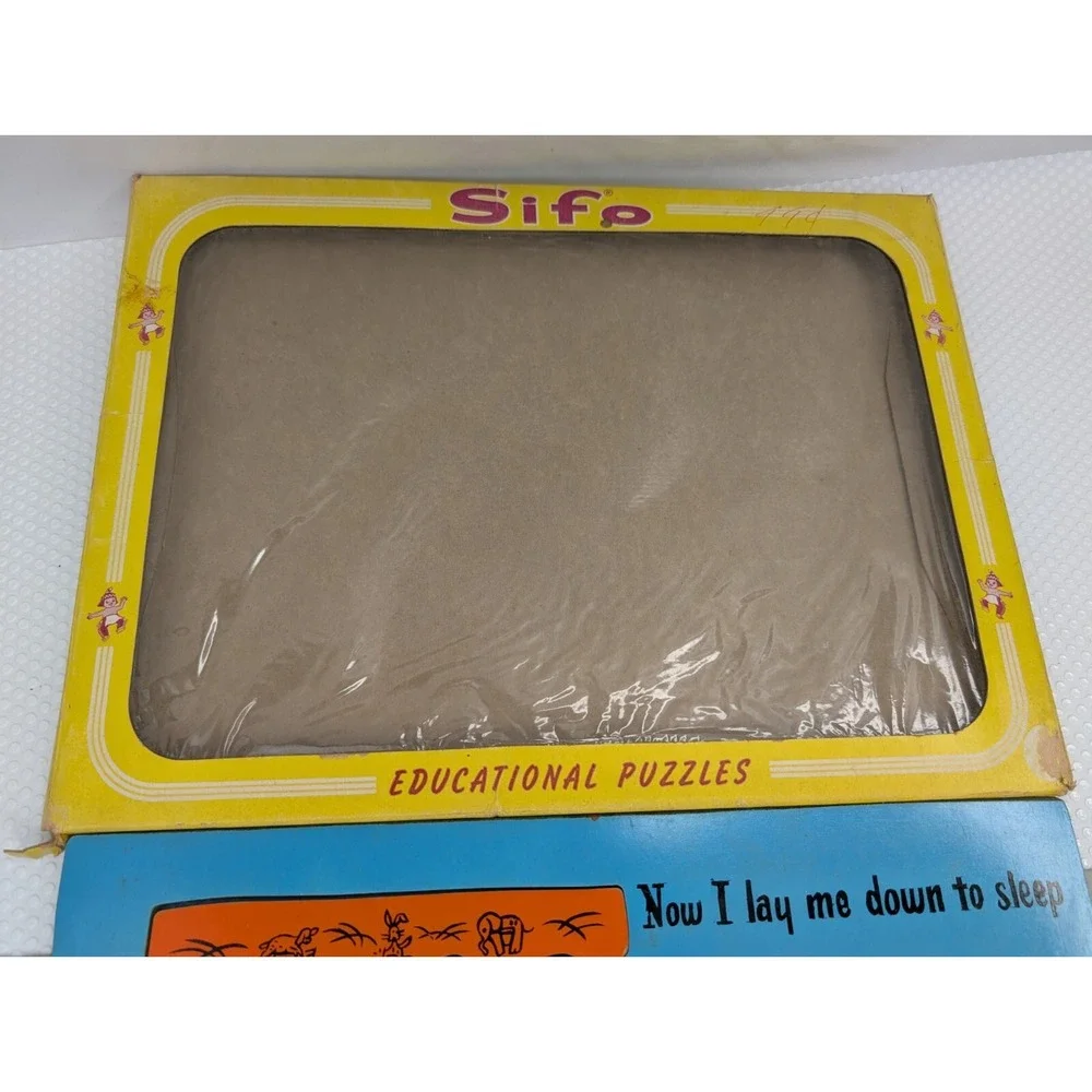 SIFO‎ Wooden Tray Puzzle Now I Lay Me Down To Sleep 12 Pcs